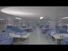 病院用 使い捨て 手術服 織物のないSMS ステリル 液体耐性 手術服