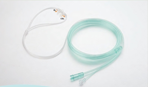 PVC 医療用酸素療法 ラテックス付き/レジュレーション可能な鼻クリップ