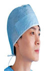 ポリプロピレンのタイが付いている使い捨て可能な頭部カバー/使い捨て可能な外科帽子