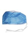 環境に優しいタイが付いている医者/看護婦の生殖不能の使い捨て可能なヘッド帽子