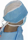 環境に優しいタイが付いている医者/看護婦の生殖不能の使い捨て可能なヘッド帽子