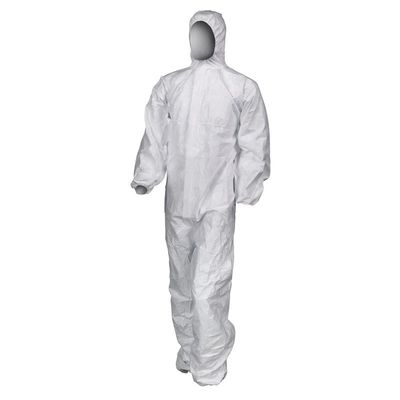 タイプ5フードとの6使い捨て可能な微小孔のあるつなぎ服65g/M2