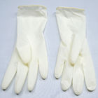 白く使い捨て可能な乳液の検査の手袋は滑らかな医学的用途のための自由粉にする