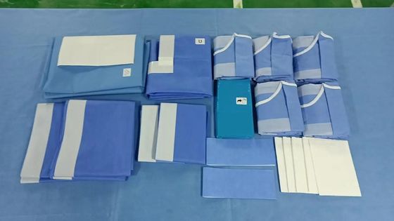 Oem Odm 手術パック 青緑白 病院や医療従事者向け 医療器具セット