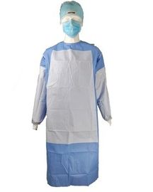補強された使い捨て可能なSMSの手術衣、病院の医学のガウンの抗菌