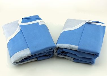 補強された使い捨て可能な病院のガウン、反静的で使い捨て可能な検査のガウン