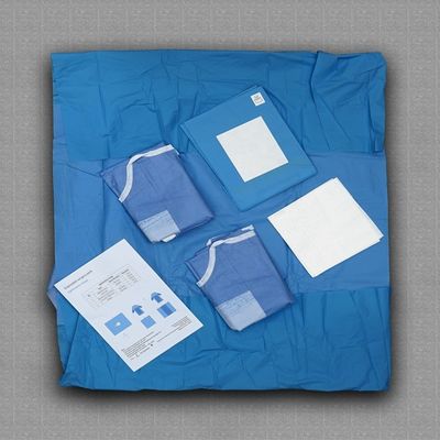 医療用材料とアクセサリー 手術用パック クラスII 青緑白 医療センター用不妊手術用器具